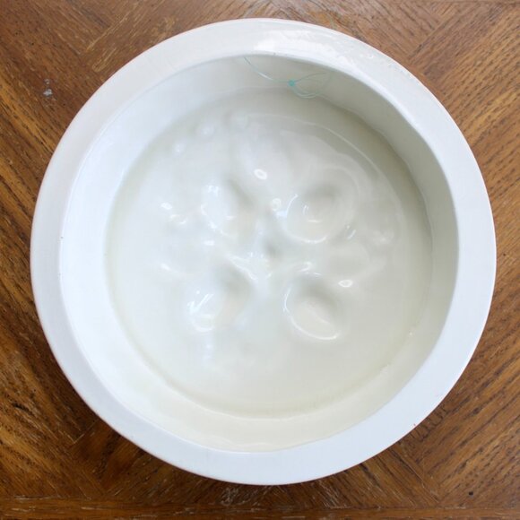 Vintage 80's Ceramic Strawberry Floral Cake/Jello Mold Decorative Wall Hanging - Picture 4 of 6